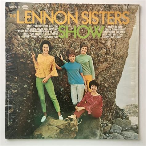 The Lennon Sisters Show Lp Vinyl Record Album Mercury Wing Etsy