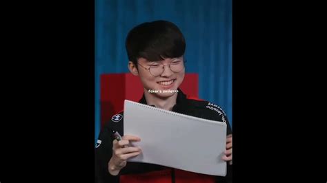 Fakers Smile T1 Faker Leagueoflegends Youtube