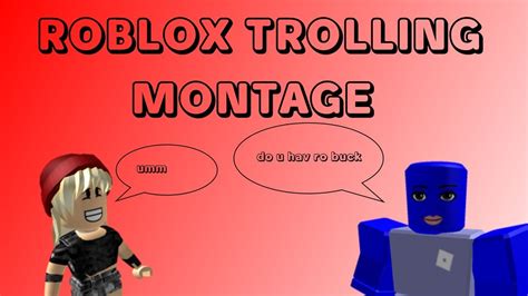 Roblox Trolling Montage Youtube