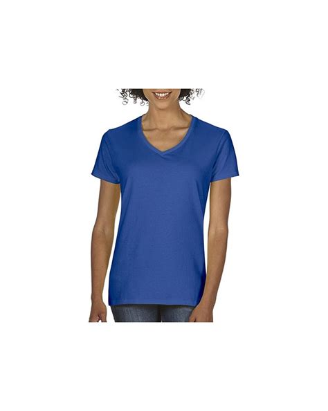 T Shirt Femme Col V Premium Coton à personnaliser Tee shirt Perso