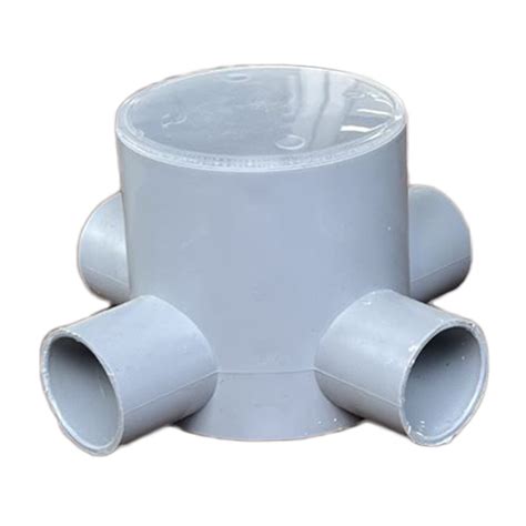 Pvc Deep Circular Junction Box Feature Smooth Surface At Best Price