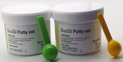 Duosil Putty Polyvinyl Siloxane Pvs Impression Material Regular Set