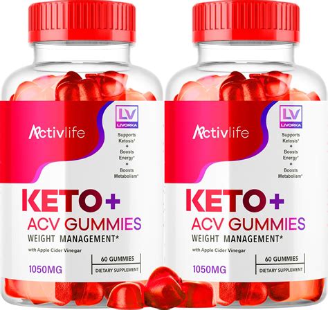 2 Pack Activlife Keto Acv Gummies Active Life Keto Acv