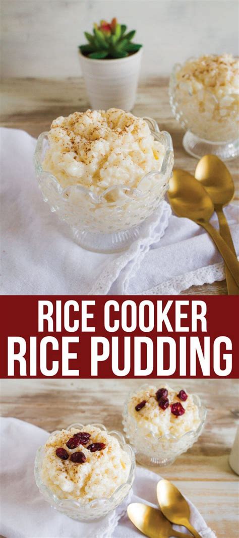 How To Make Rice Pudding In A Rice Cooker Or Instant Pot Recipe Rice Pudding Rice Cooker