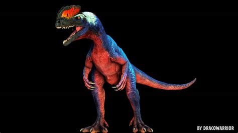 Cassowary Dilophosaurus Render 02 By Dracokhajiit On Deviantart