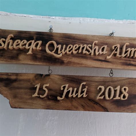 Jual PAPAN NAMA GANTUNG KAYU Shopee Indonesia