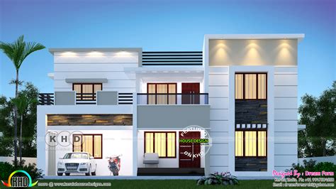 4 Bedrooms 3175 Sq Ft Modern Home Design Kerala Home Design And