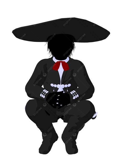 Mariachi Boy Silhouette, Graphics, Mariachi, Toon PNG Transparent Image ...