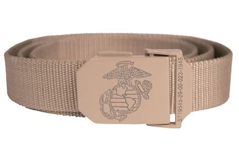 Usmc Khaki 30 Mm Web Belt Khaki Apparel Belts Trouser Belts