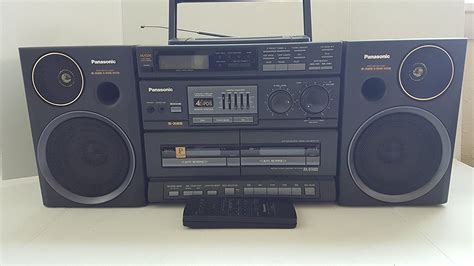 Panasonic Rx Dt680 Portable Stereo Component Cd System Boombox Am Fm Dual Cassette Player And