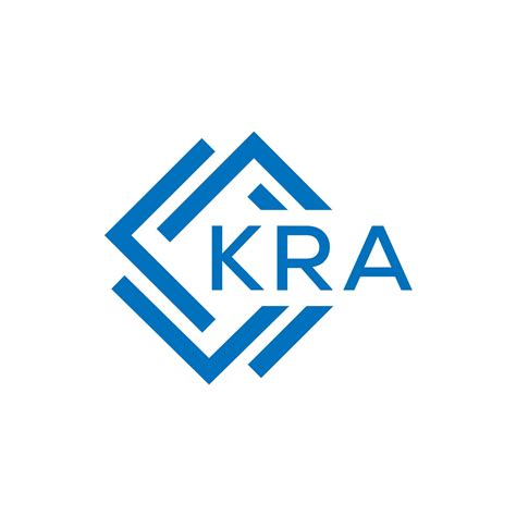 Kra Letter Logo Design On White Background Kra Creative Circle Letter