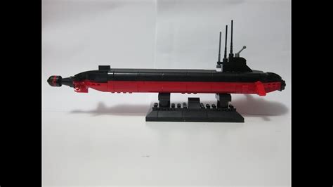 Lego Nuclear Submarine Time Lapse Build Sluban Youtube