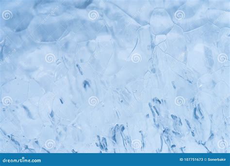 Ice Texture Background on Floor Outdoors with Snow Stock Image - Image ...