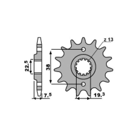 Pignon Pbr Acier Standard Pignon