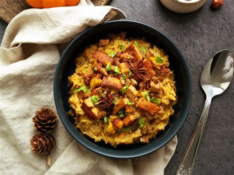 Risotto Ig Bas Aux Champignons Et Potimarron Sant Gourmandise