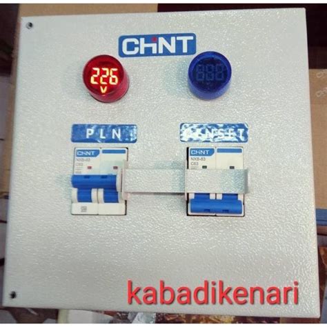 Jual Panel Interlock Chint 2P 63A Ohm Saklar Pln Genset Cos With