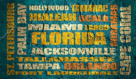 Florida state cities list — Stock Photo © JEGAS_RA #89156532