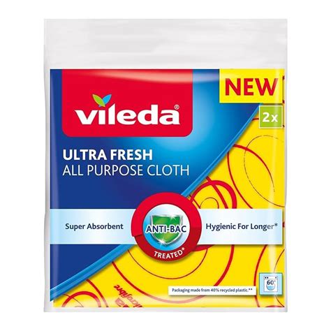 Buy Vileda ULTRA FRESH All Purpose Super Absorbent Cloth Anti Bacterial