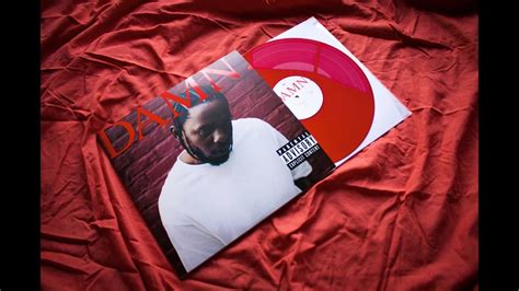 Kendrick Lamar Damn Autographed Red Vinyl Unboxing Youtube