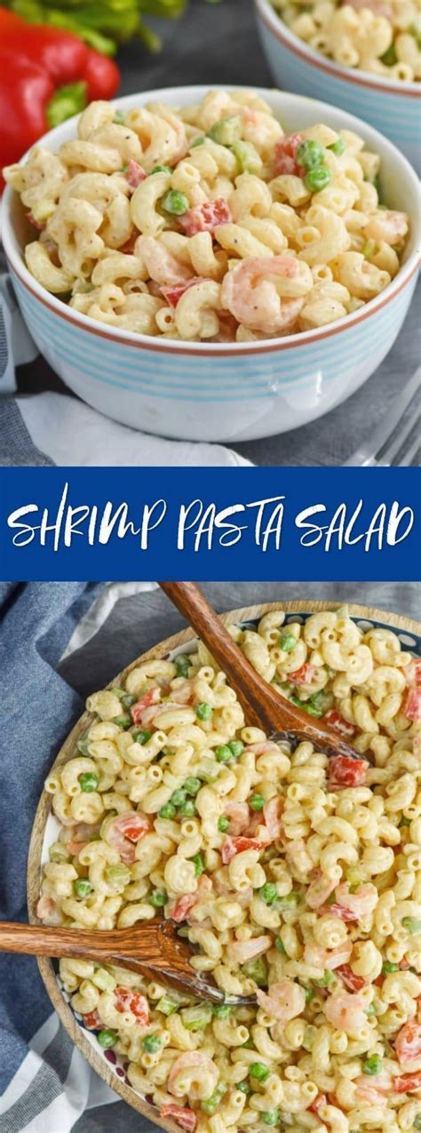 This Shrimp Pasta Salad Is The Perfect Easy Weeknight Dinner Or Fast