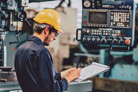 Young Profession Technician Engineer Operate Heavy Machine To Au Plant