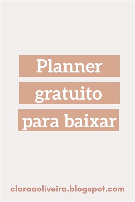 8 Planners Gratuitos Para Baixar E Imprimir Em 2022 Artofit