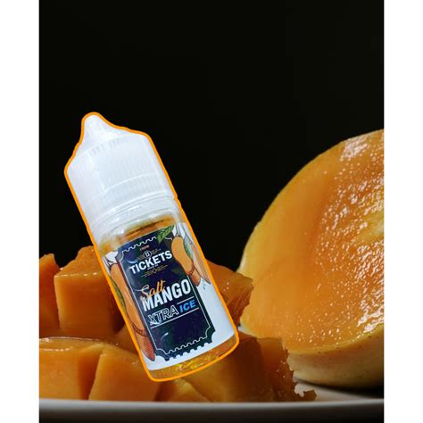 Jual Ticket Mango Extra Ice Saltnic Ml By Ejm Shopee Indonesia