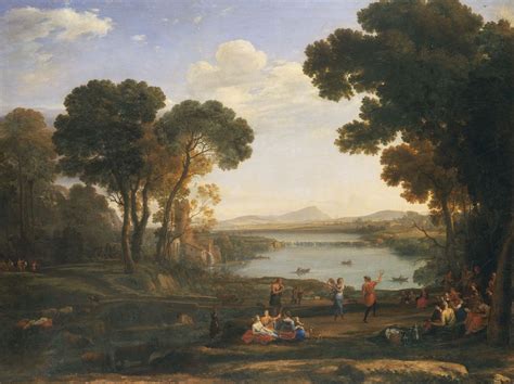 Claude Lorrain The Marriage Of Isaac And Rebecca Dancing Figures