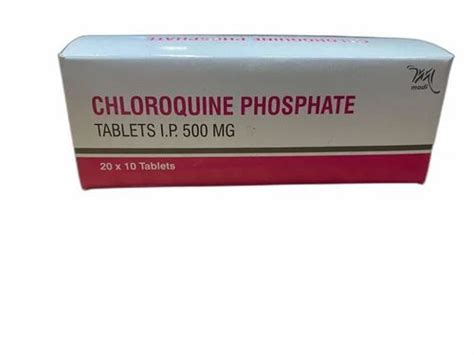 500 Mg Chloroquine Phosphate Tablet Prescription Treatment To Treat