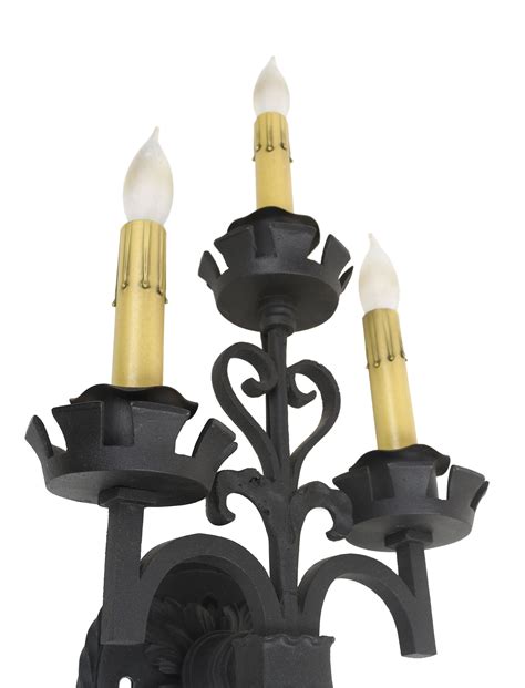 Painted Brass Candle Sconce Architectural Antiques