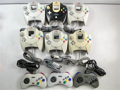 【傷や汚れあり】♪【中古】sega Saturn Dreamcast コントローラ 9個 まとめ セガサターン ドリームキャスト ゲーム機