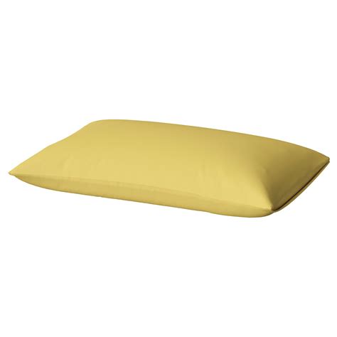 BRUKSVARA pillowcase, yellow, 50x80 cm - IKEA