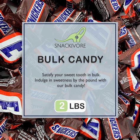 2LB Bag of Bulk Candy Bars. Candy & Chocolate Bars, Candy Bars Bulk ...