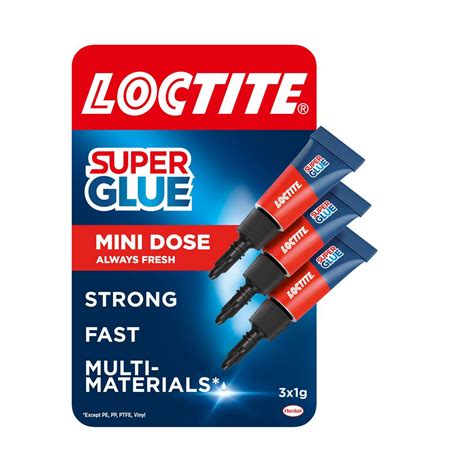 Loctite Super Glue Mini Trio 1g 3 Pack Hobbycraft