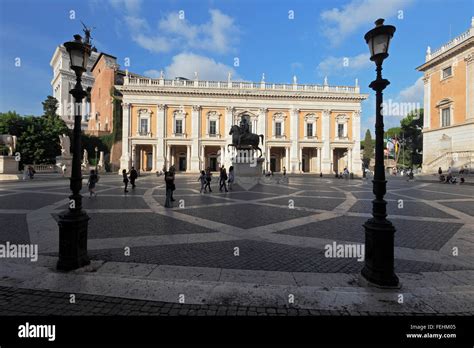 The Palazzo Nuovo Of The Capitoline Museums Musei Capitolini In