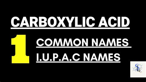 Carboxylic Acid Common Names Iupac Names And It S Derivatives Jee Neet Class12th Part 1