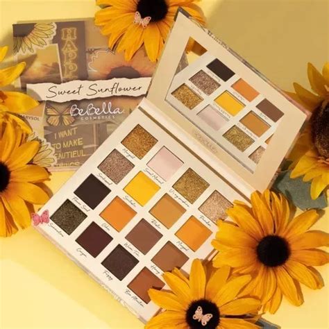 Paleta De Sombras Sweet Sunflower Bebella Cosmetic Cuotas sin interés