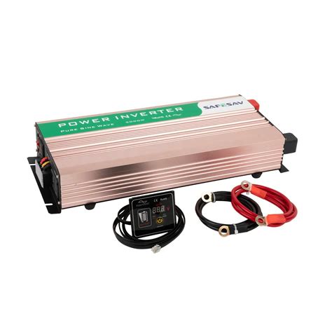 Safesav 2000w 12v24v48v Dc To Ac 110v220v230v 純正弦波 ソーラーパワーインバータ