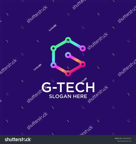 Letter G Tech Logo Design Vector Stock Vector (Royalty Free) 2249291801 | Shutterstock