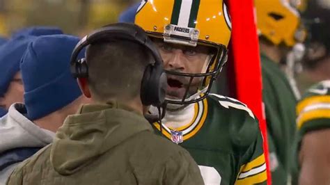 We Need To Run This Sht Out Aaron Rodgers Engages In Heated And