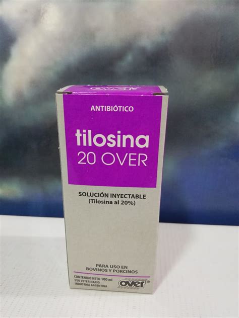 TILOSINA 20 X 100ML OVER Agropecuaria El Cimarron Villavicencio