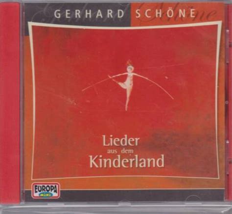 GERHARD SCHÖNE Lieder Aus Dem Kinderland CD 1982 DDR Kinderlieder NEU