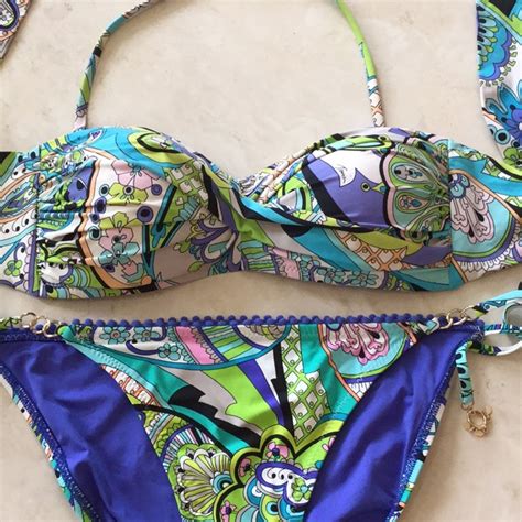 Trina Turk Bikini With Great Colors Gem