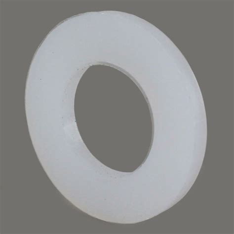 M Nylon Flat Washers Natural