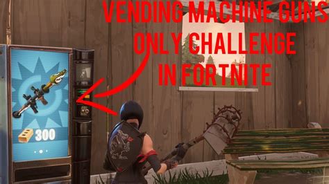 You Will Not Believe What Happened Fortnite Br Vending Machine Only