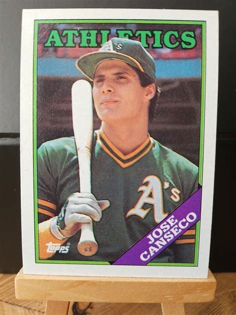 1988 Topps 370 Jose Canseco OAKLAND ATHLETICS EBay