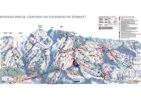 Cervinia Ski Trail Map Free Download