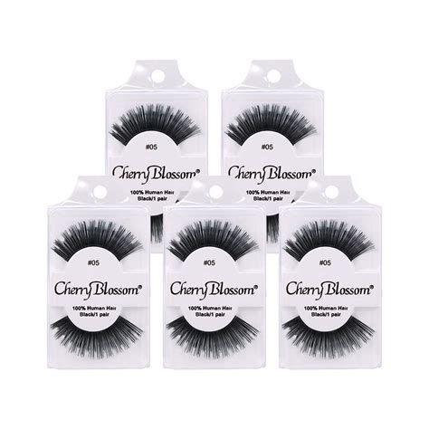 Cherry Blossom False Eyelashes Style 5 100 Human Hair