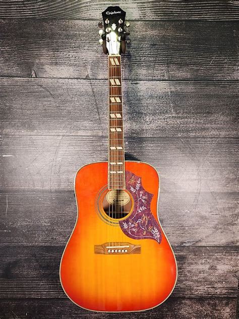 Epiphone Hummingbird Pro Acoustic Electric Guitar (Raleigh, | Reverb