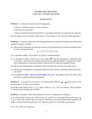 Csci Ga Assignment Pdf Fundamental Algorithms Csci Ga